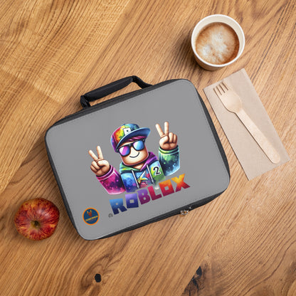 Roblox Fan Lunch Bag Grey 🎮🎒✨