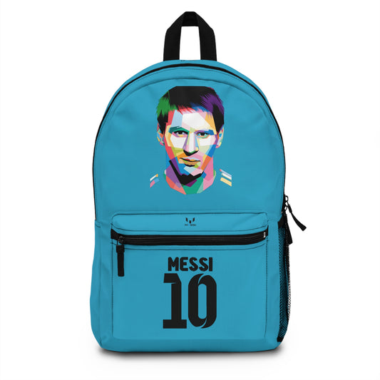 Leo Messi School Backpack for Boys Turquoise 🎒🏆 ⚽
