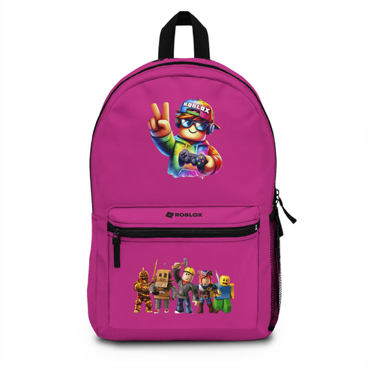 Personalized Roblox Backpack Pink 🧵🎮