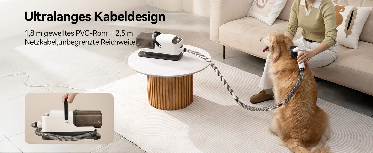 Pet Grooming Vacuum & Hair Dryer Kit 🐶✨