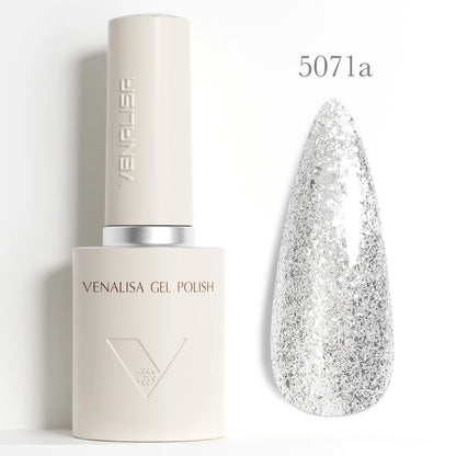 VENALISA 10ml Nail Gel Polish 90Colors HEMA/TPO Free UV LED Soak Off Long Lasting High Gloss Base TopCoat for Salon DIY Manicure