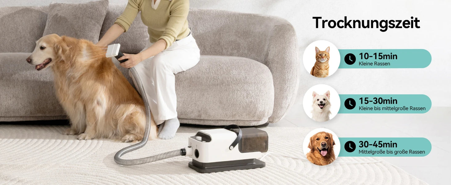 Pet Grooming Vacuum & Hair Dryer Kit 🐶✨
