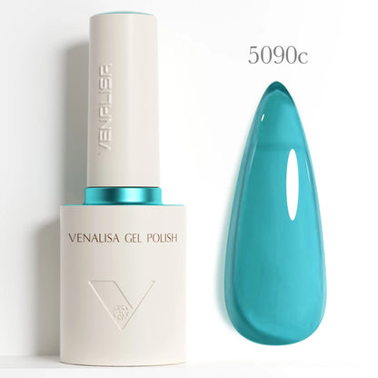 VENALISA 10ml Nail Gel Polish 90Colors HEMA/TPO Free UV LED Soak Off Long Lasting High Gloss Base TopCoat for Salon DIY Manicure