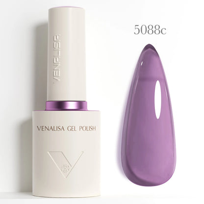 VENALISA 10ml Nail Gel Polish 90Colors HEMA/TPO Free UV LED Soak Off Long Lasting High Gloss Base TopCoat for Salon DIY Manicure