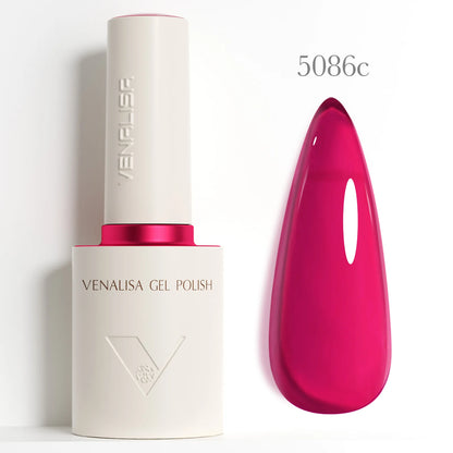 VENALISA 10ml Nail Gel Polish 90Colors HEMA/TPO Free UV LED Soak Off Long Lasting High Gloss Base TopCoat for Salon DIY Manicure