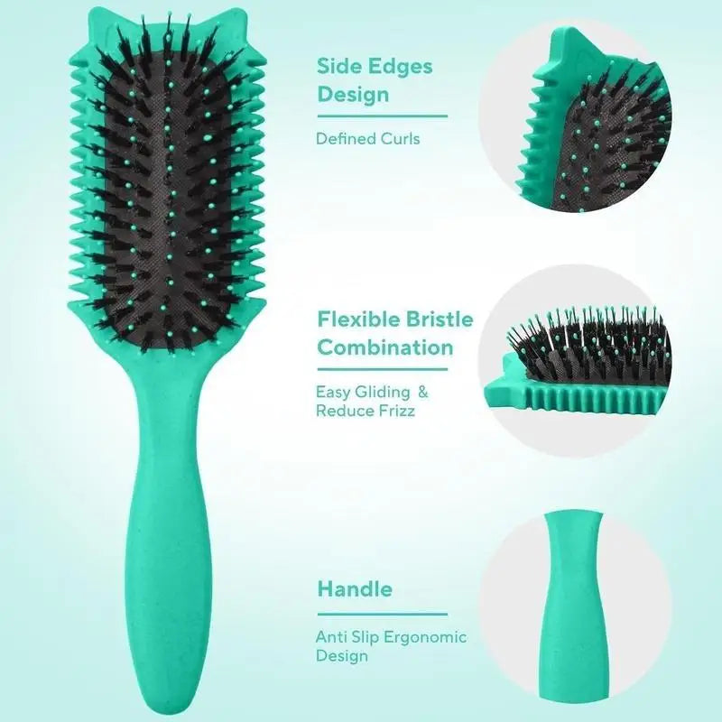 Curly Hair Styling Brush – Tangle-Free Comb for Shaping Men’s & Women’s Curls