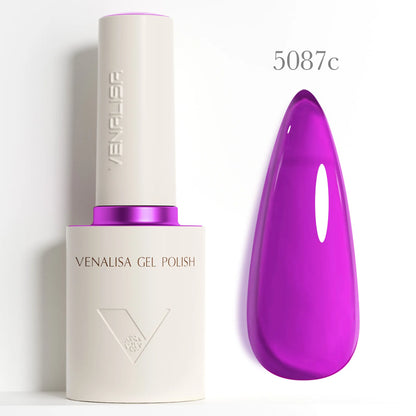 VENALISA 10ml Nail Gel Polish 90Colors HEMA/TPO Free UV LED Soak Off Long Lasting High Gloss Base TopCoat for Salon DIY Manicure