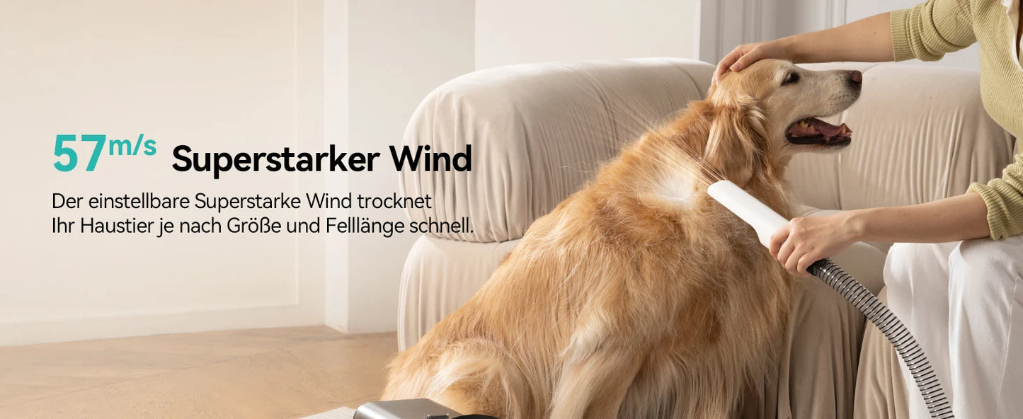 Pet Grooming Vacuum & Hair Dryer Kit 🐶✨