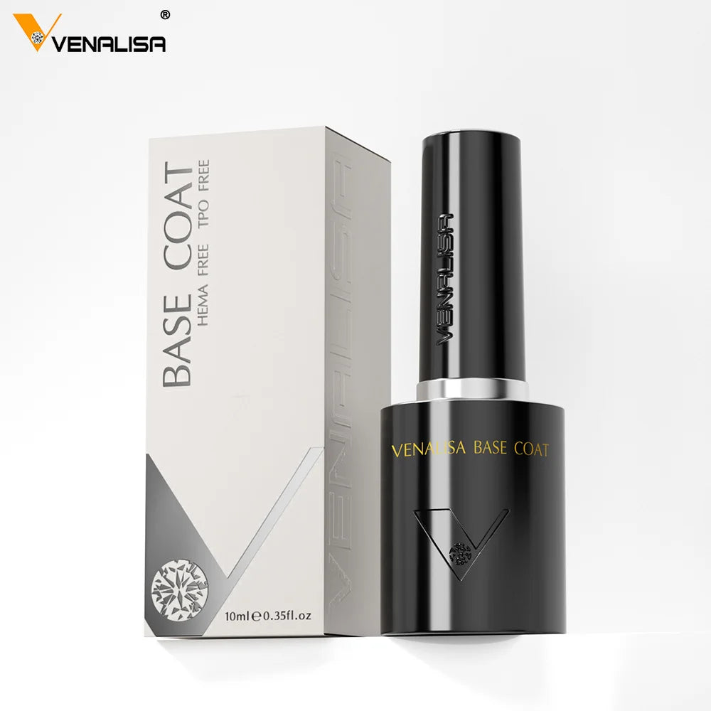 VENALISA 10ml Nail Gel Polish 90Colors HEMA/TPO Free UV LED Soak Off Long Lasting High Gloss Base TopCoat for Salon DIY Manicure