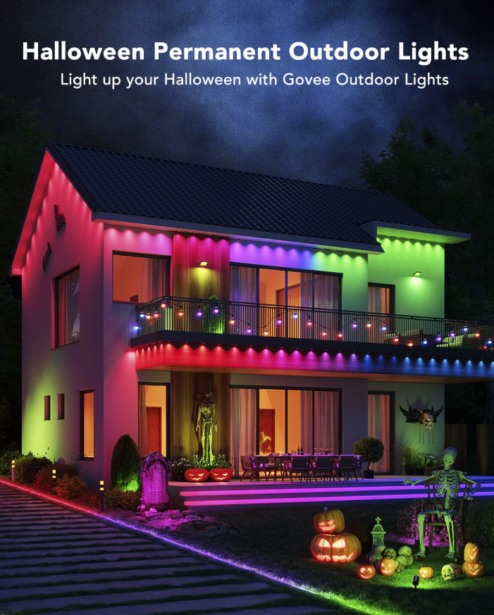 Govee RGBIC LED Permanent Outdoor Lights Model H705C (150 ft).
