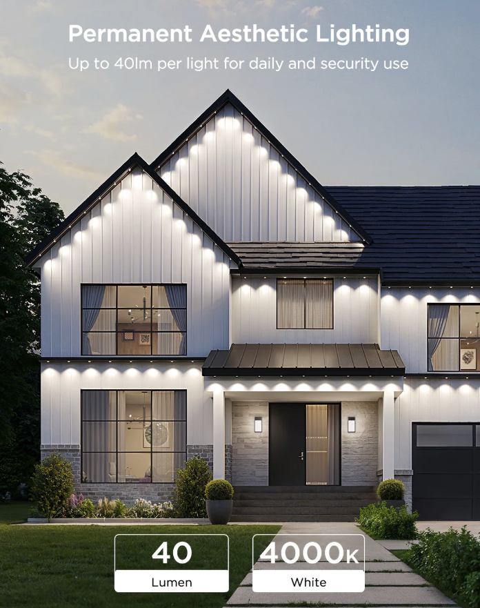 Govee Permanent Outdoor Lights 2 H705D (50 ft).