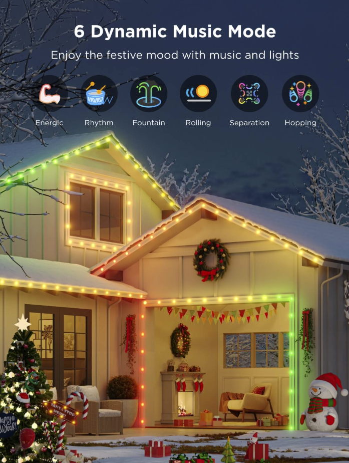 Govee Outdoor Dot String Lights Models H703A (50 ft)
