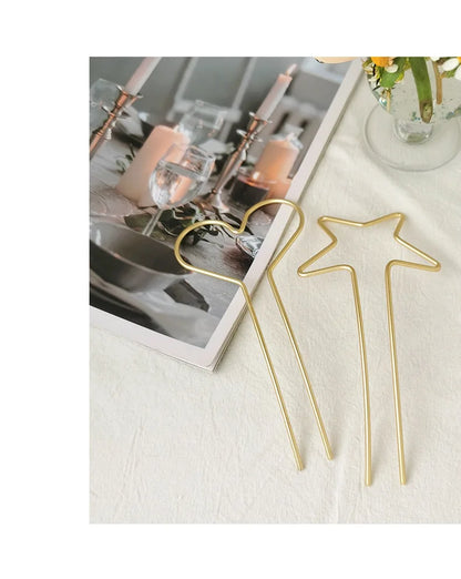 Star Heart Hair Stick.