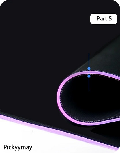 CosmicGlow RGB Desk Mat