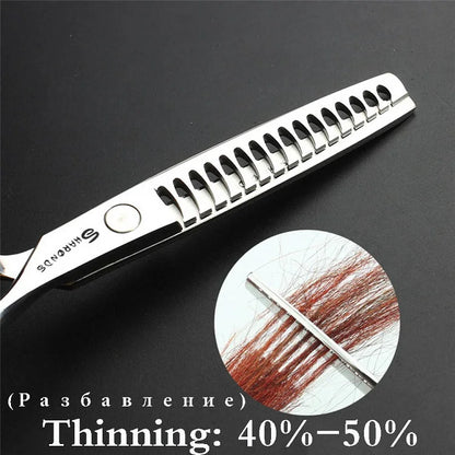 Sharonds 440c 6/7/7.5 inch haircut thinning scissors professional barber shop hairdressing scissors cutting scissors hair shears