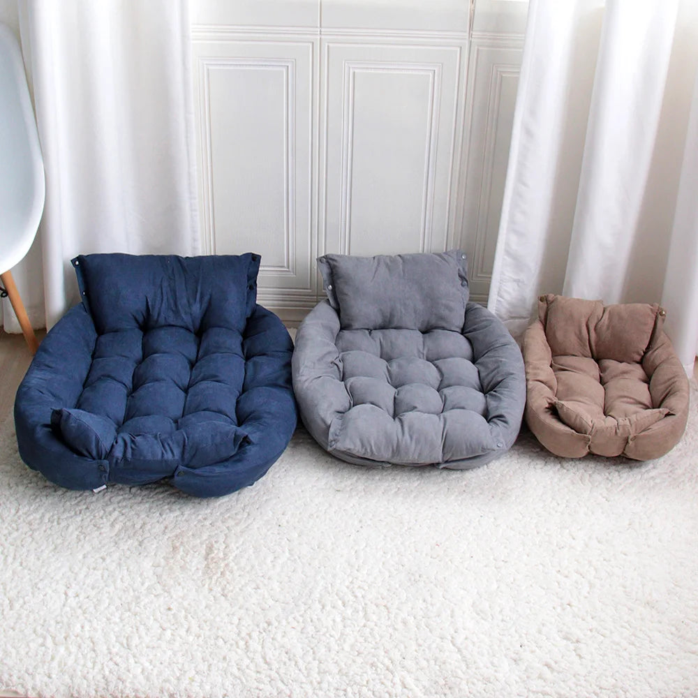 Warm Dog Sofa Bed Winter Pet Dog Cat Bed Sleeping House Kennel Mat Cat Puppy Mattress Pet House Cushion For Small Large Dogs