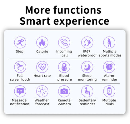 Smartwatch with Wireless Call & Fitness Tracking