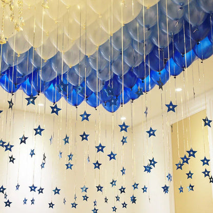100PCS Bling Star Balloon Ribbon