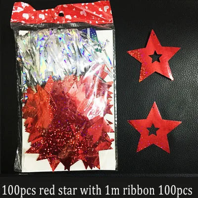 100PCS Bling Star Balloon Ribbon