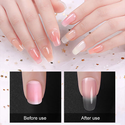 120ml 8pcs UV Nail Gel Extension Nail Kit Manicure Gel Set With Nail File,brush,cleaner,Base Glue,Sealing Layer,Mini Lamp)