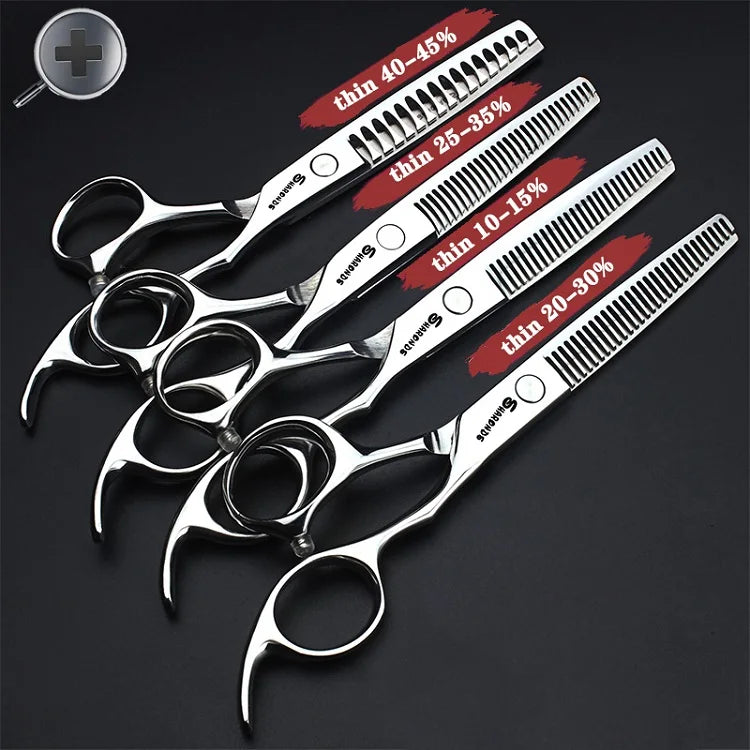 Sharonds 440c 6/7/7.5 inch haircut thinning scissors professional barber shop hairdressing scissors cutting scissors hair shears