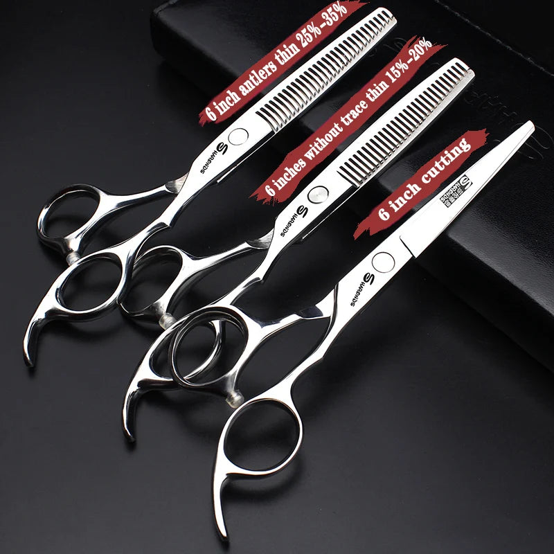 Sharonds 440c 6/7/7.5 inch haircut thinning scissors professional barber shop hairdressing scissors cutting scissors hair shears