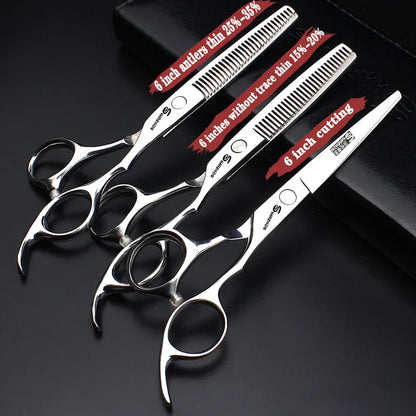 Sharonds 440c 6/7/7.5 inch haircut thinning scissors professional barber shop hairdressing scissors cutting scissors hair shears