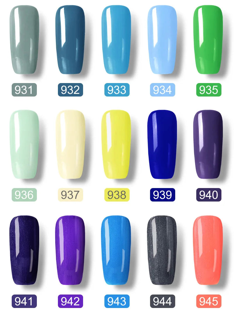 VENALISA VIP Kits 7.5ML Nail Gel Polish Soak Off UV LED Nail Gel Color Palette Gel Varnish Base Diamond Top Coat 62pcs/lot Gel