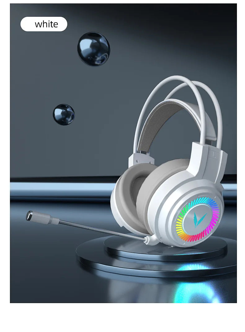 G58/G60 7.1 Virtual Surround Gaming Headset with LED & Mic