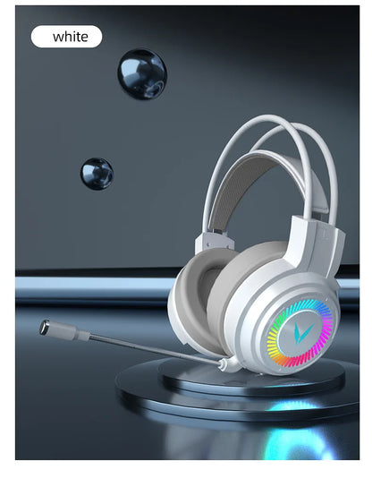 G58/G60 7.1 Virtual Surround Gaming Headset with LED & Mic