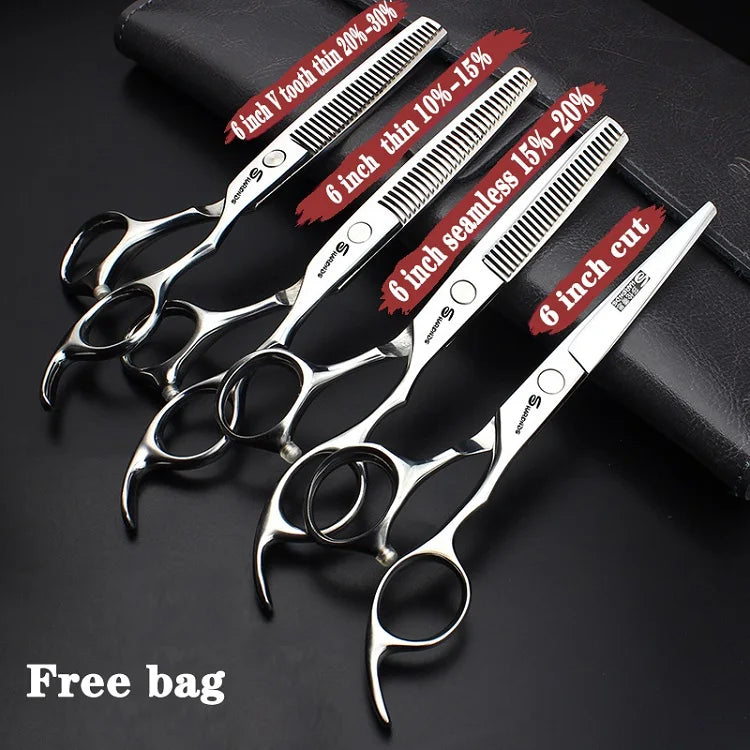 Sharonds 440c 6/7/7.5 inch haircut thinning scissors professional barber shop hairdressing scissors cutting scissors hair shears