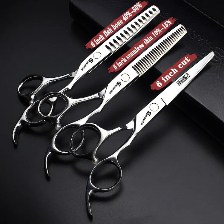Sharonds 440c 6/7/7.5 inch haircut thinning scissors professional barber shop hairdressing scissors cutting scissors hair shears