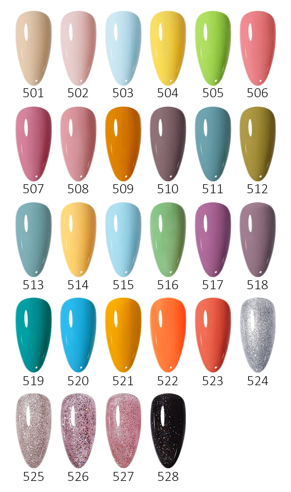 NAILCO 15ml 30/20/10pcs/Set UV Gel Nail Polish Semi Permanent Esmalte Vernis LED Gel Varnish Soak Off Nail Art All For Manicure