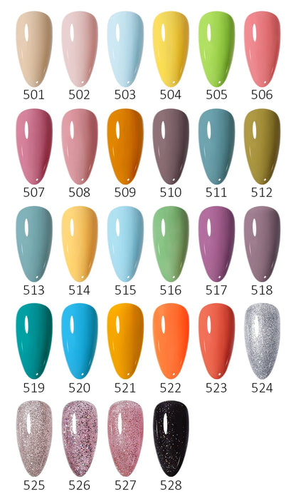 NAILCO 15ml 30/20/10pcs/Set UV Gel Nail Polish Semi Permanent Esmalte Vernis LED Gel Varnish Soak Off Nail Art All For Manicure