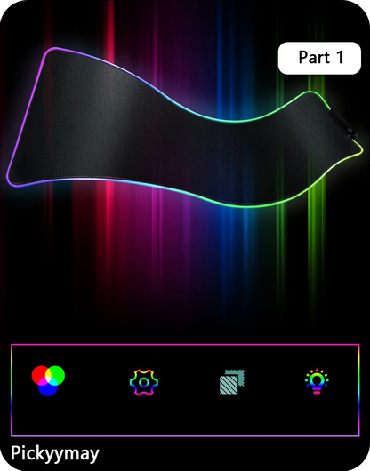 CosmicGlow RGB Desk Mat