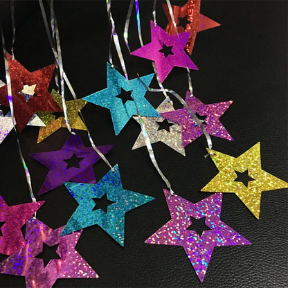 100PCS Bling Star Balloon Ribbon