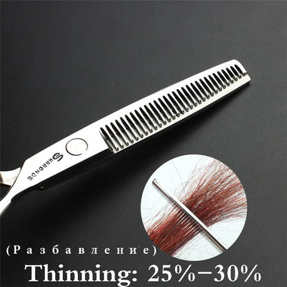 Sharonds 440c 6/7/7.5 inch haircut thinning scissors professional barber shop hairdressing scissors cutting scissors hair shears