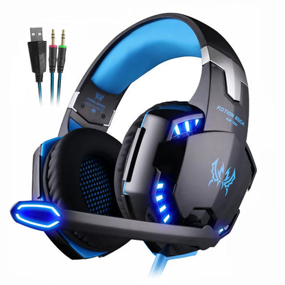 KOTION EACH Gaming Headset with LED & Mic