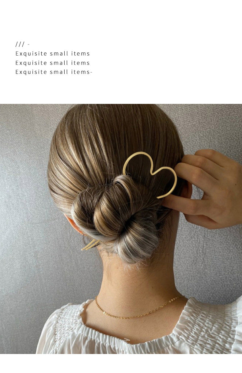 Star Heart Hair Stick.