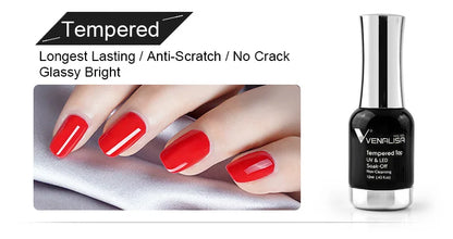 Venalisa TPO FREE Tempered Top Coat Nail Paint Gel Platinum Gel Polish Nail Soak Off UV LED Gel Polish Nail Lacquer Varnishes