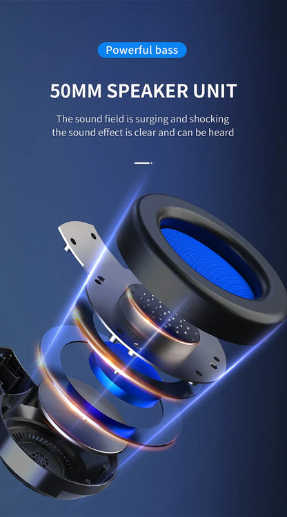 G58/G60 7.1 Virtual Surround Gaming Headset with LED & Mic