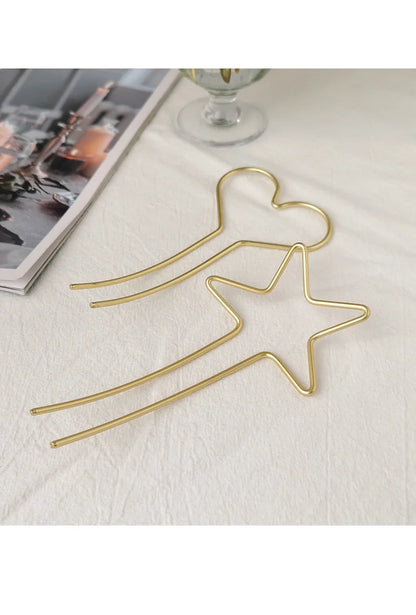 Star Heart Hair Stick.