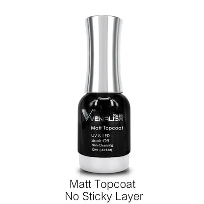 Venalisa TPO FREE Tempered Top Coat Nail Paint Gel Platinum Gel Polish Nail Soak Off UV LED Gel Polish Nail Lacquer Varnishes
