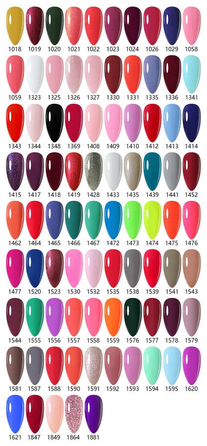 NAILCO 15ml 30/20/10pcs/Set UV Gel Nail Polish Semi Permanent Esmalte Vernis LED Gel Varnish Soak Off Nail Art All For Manicure