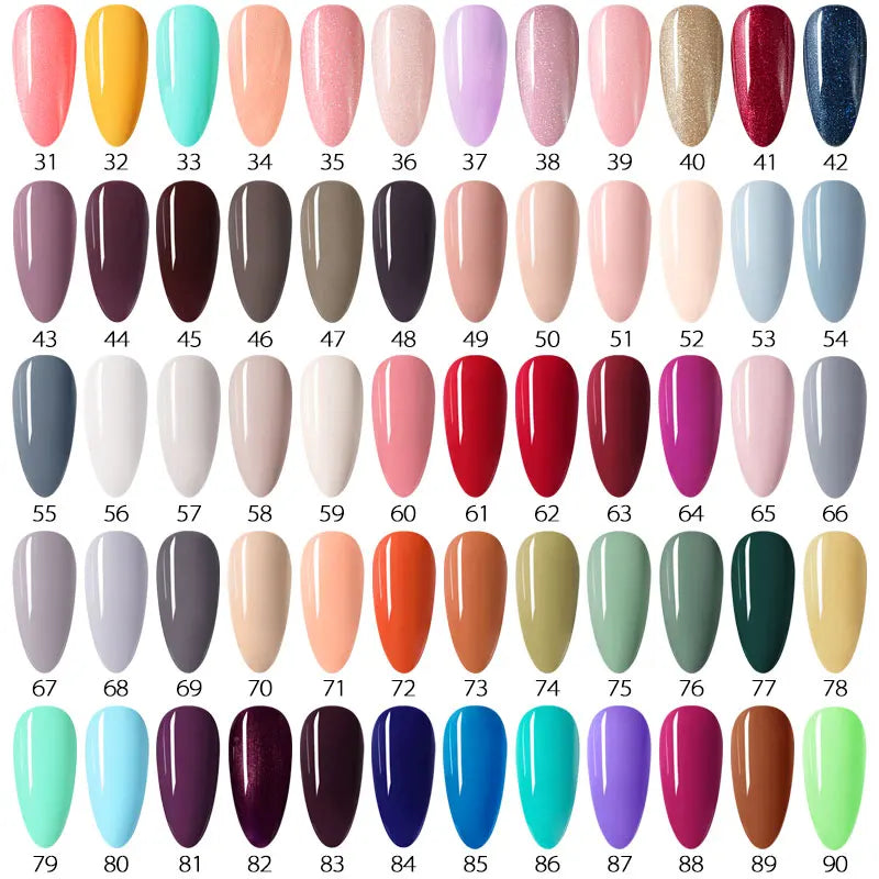 Venalisa VIP5 Nail Gel Polish HEMA/TPO FREE Full Coverage Beautiful Semi Permanent Soak Off UV LED Gel Nail Polish Gel Lacquer