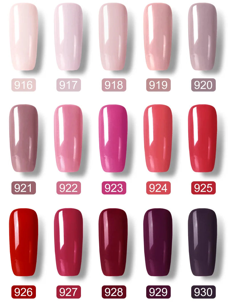 VENALISA VIP Kits 7.5ML Nail Gel Polish Soak Off UV LED Nail Gel Color Palette Gel Varnish Base Diamond Top Coat 62pcs/lot Gel