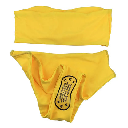 Cikini-Brazilian bikini set for women, sexy swimsuit, push up, beach clothing, summer
