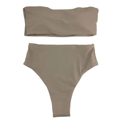 Cikini-Brazilian bikini set for women, sexy swimsuit, push up, beach clothing, summer