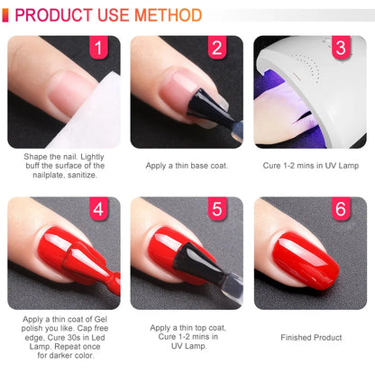 Venalisa VIP4 Nail Gel Polish HEMA/TPO FREE Full Coverage Beautiful Semi Permanent Soak Off UV LED Gel Nail Polish Gel Lacquer