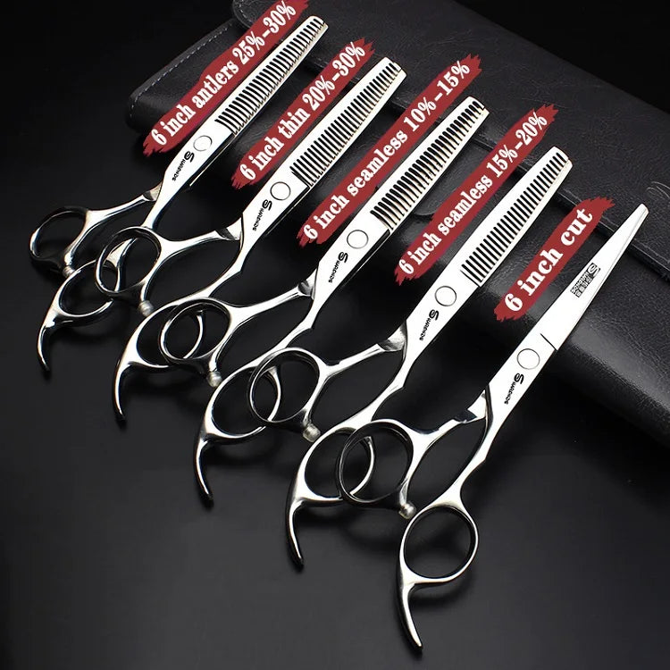 Sharonds 440c 6/7/7.5 inch haircut thinning scissors professional barber shop hairdressing scissors cutting scissors hair shears